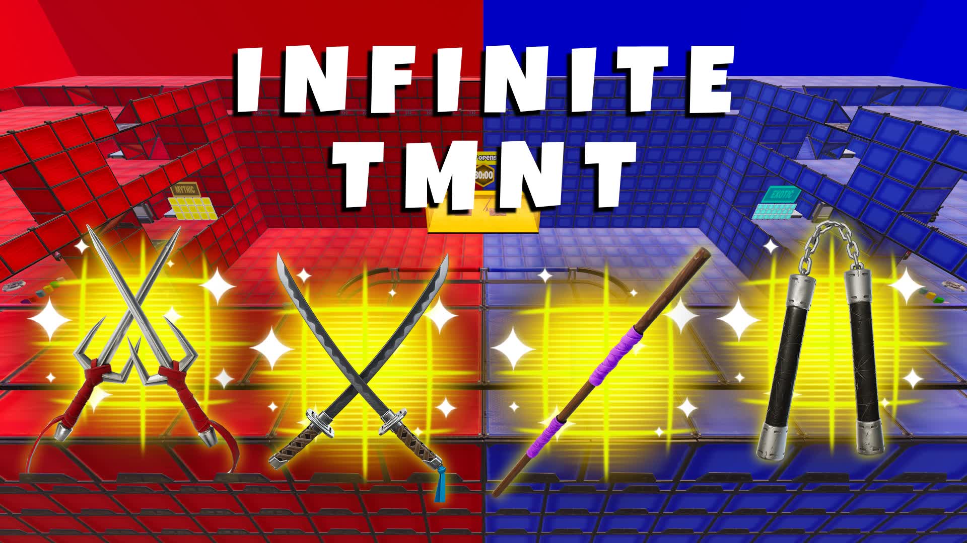 INFINITE TMNT RED VS BLUE 🔴 🔵
