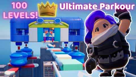 Fall Guys Ultimate Parkour 100 Levels 🚧