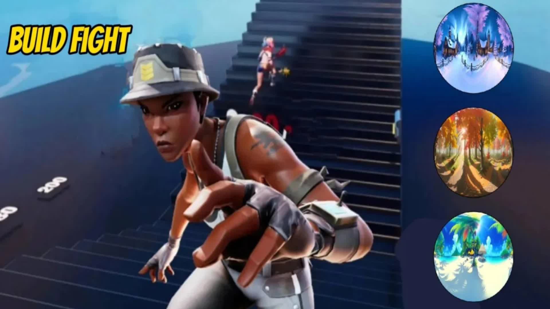 🌴Chill 1v1 build fight map 🌴