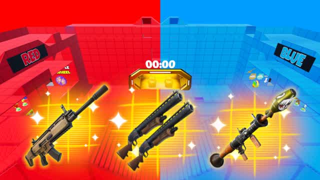 AMAZING RED VS BLUE 🔴🔵 5607-7892-3598 by mamars - フォート
