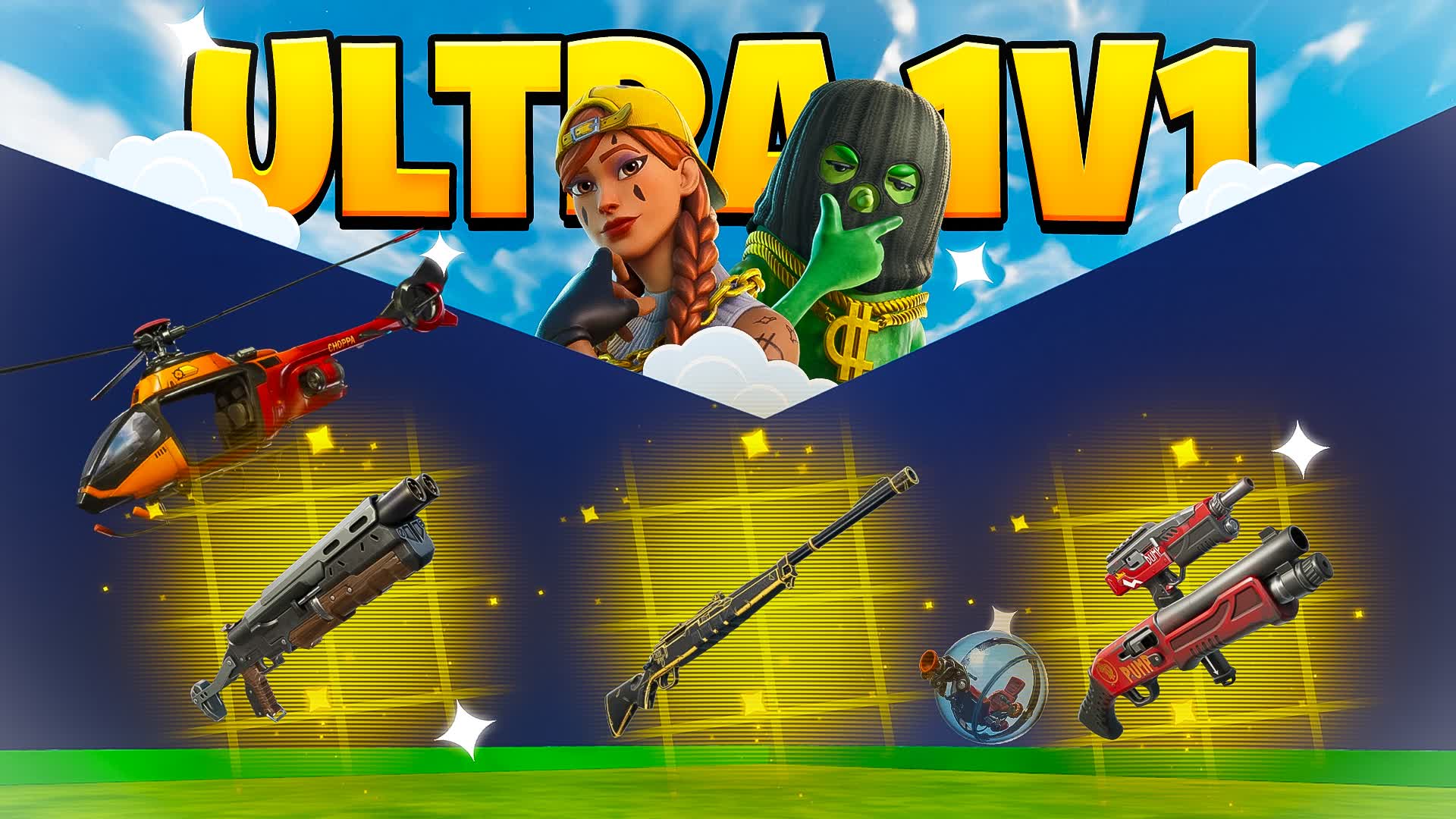 ULTRA 1V1 🌟 ALL GUNS 🎯 FREE FOR ALL