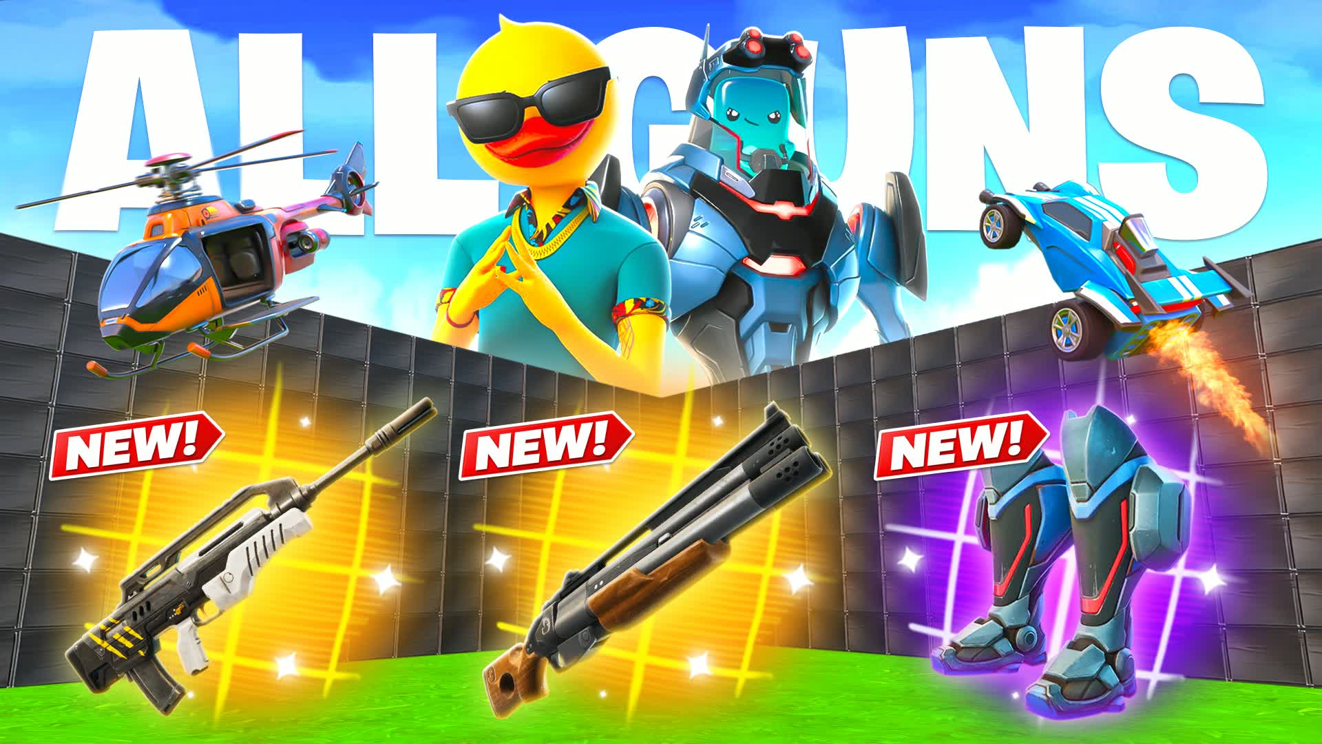 MEGA 1V1 ALL GUNS & VEHICLES
