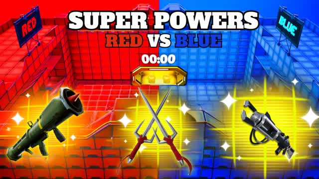 SUPER POWERS RED VS BLUE 🔴🔵