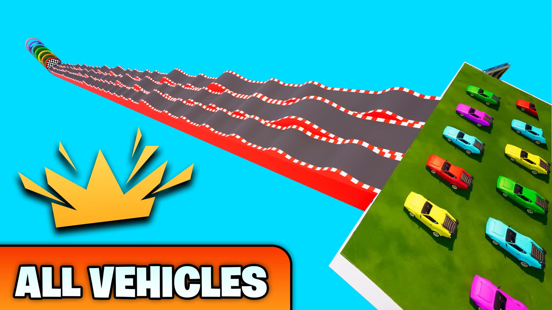 CARS MEGA RAMP 🎯 (ALL VEHICLES)