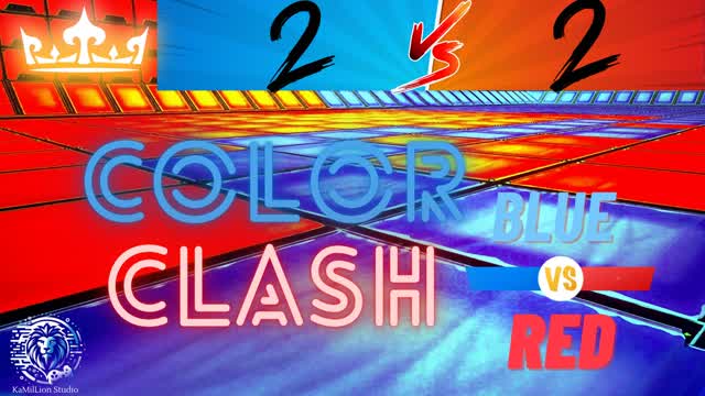 Color Clash: Red vs Blue