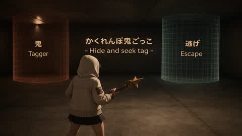 Hide and seek tag<かくれんぼ鬼ごっこ>