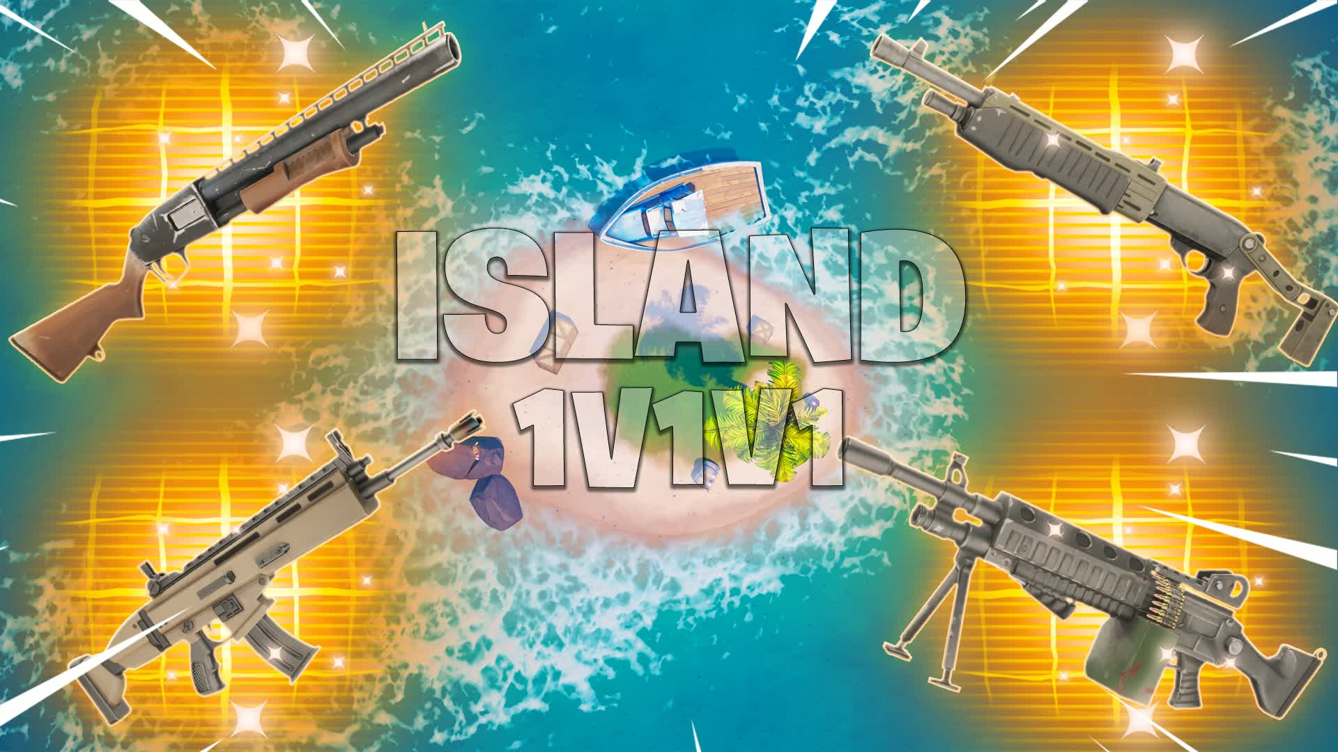 島1対1対1の戦い😲🤪