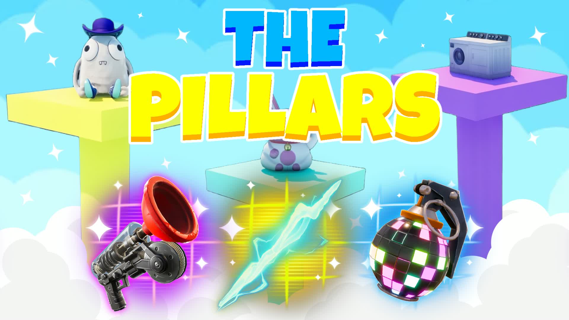 3段階のステージ支柱 ☁️