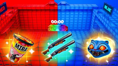 CRAZY RED VS BLUE 🔴🔵 MBARKO