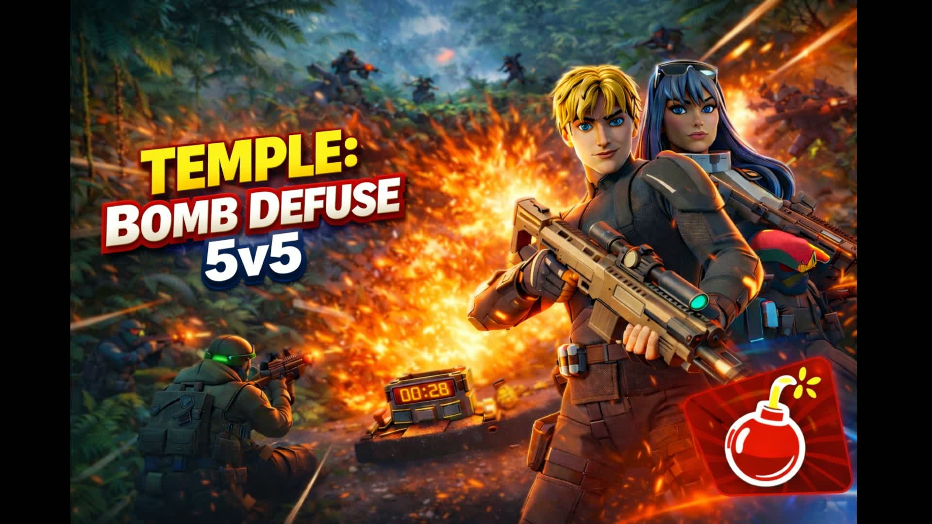 テンプル: 5v5 爆弾解除