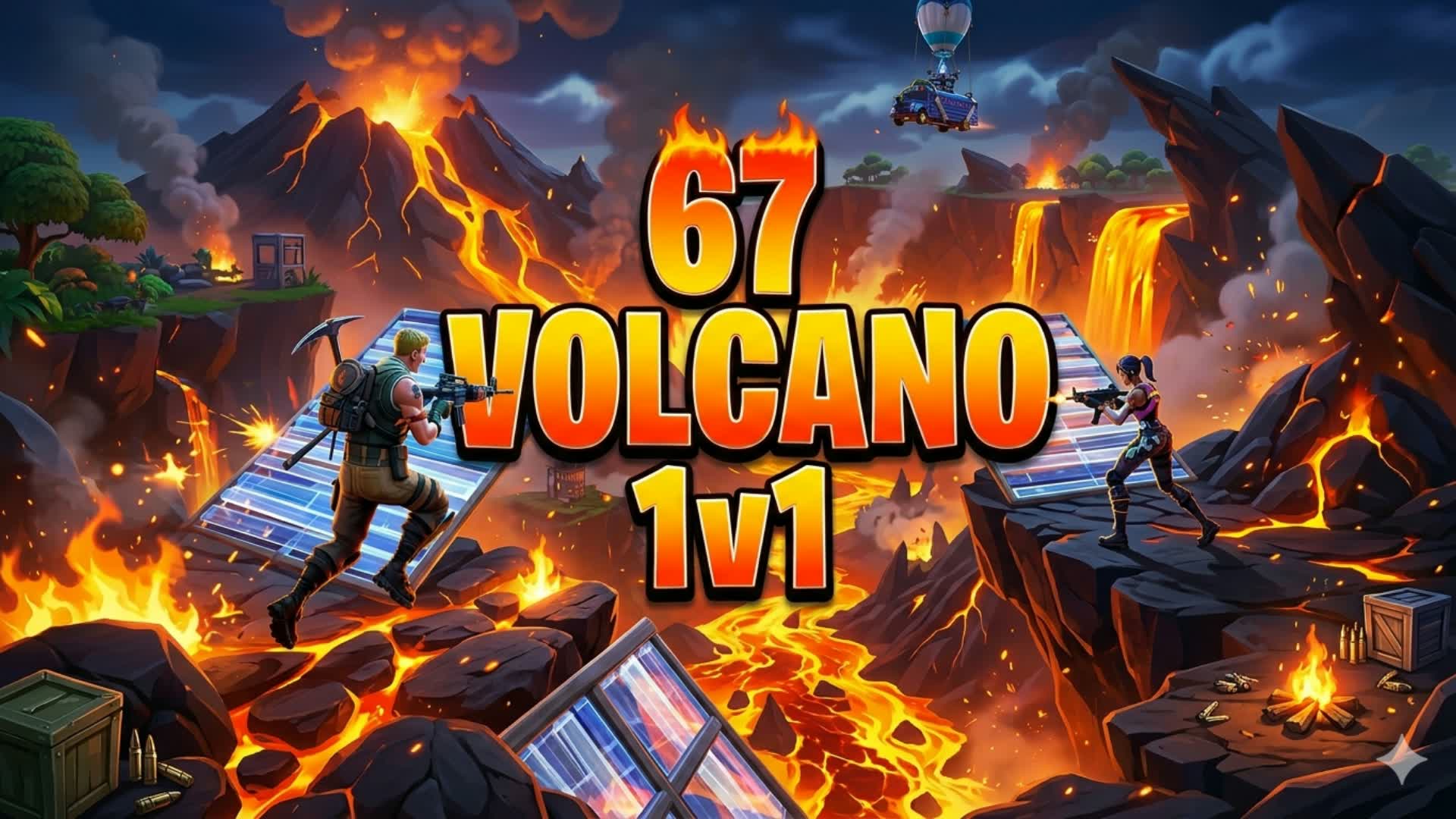 67 ボルケーノ 1v1