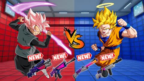 RED VS BLUE GOKUUUU 🔴🔵