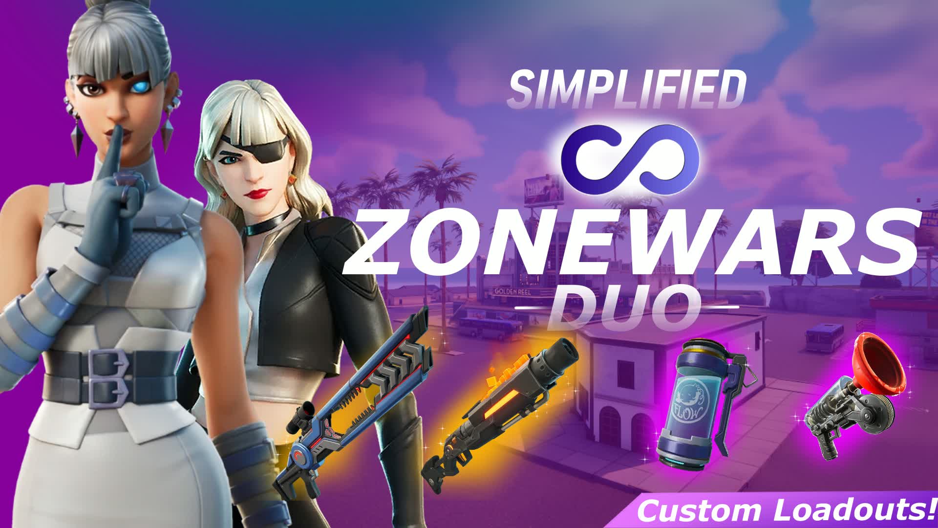 シンプル版 ゾーンウォーズ 🌀[無限 - デュオ]