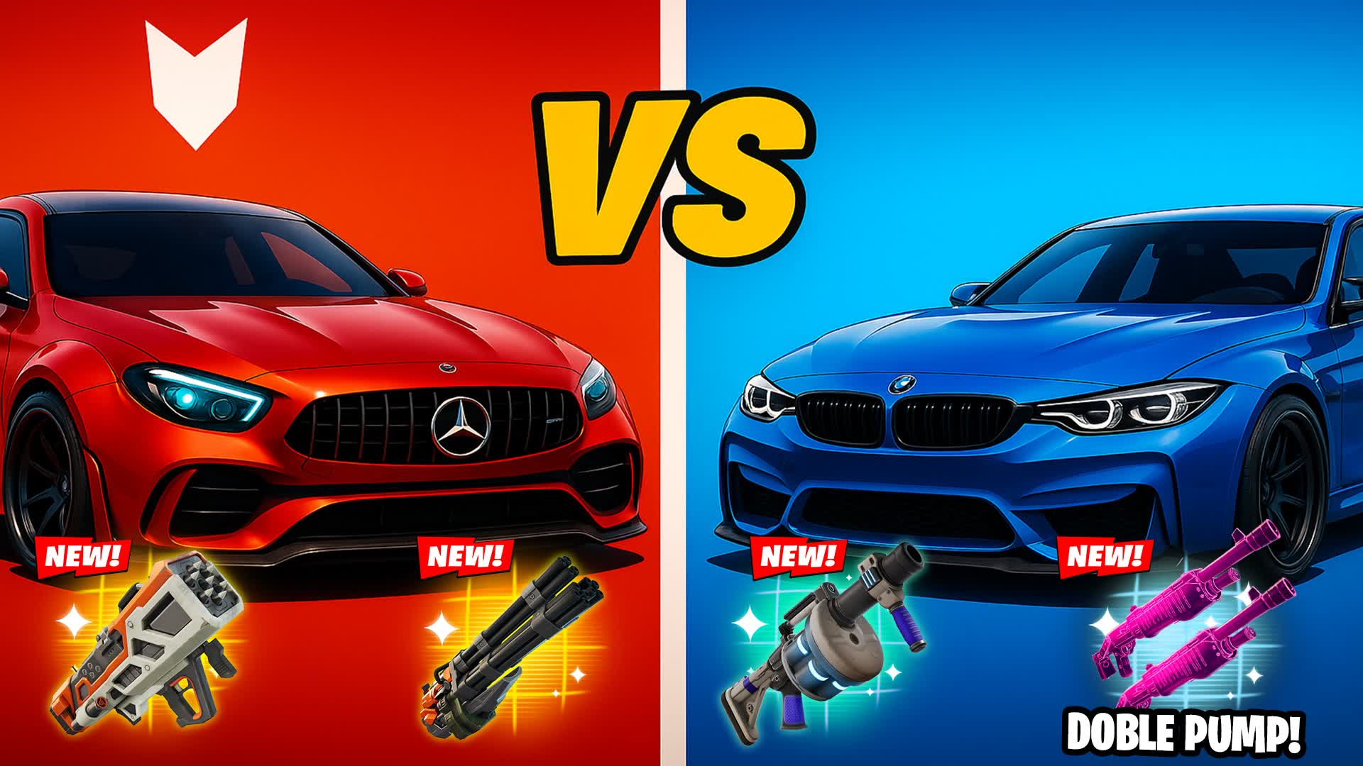RED VS BLUE - BMW VS MERCEDES 🔴🔵🚗