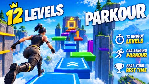 1393 Parkour Map 12 Hard Levels