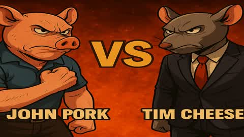 JOHN PORK 🐖 VS TIM CHEESE 🧀