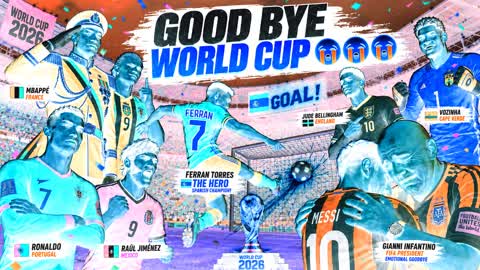 GOODBYE WORLD CUP 2026 SEE YOU 4 YEARS