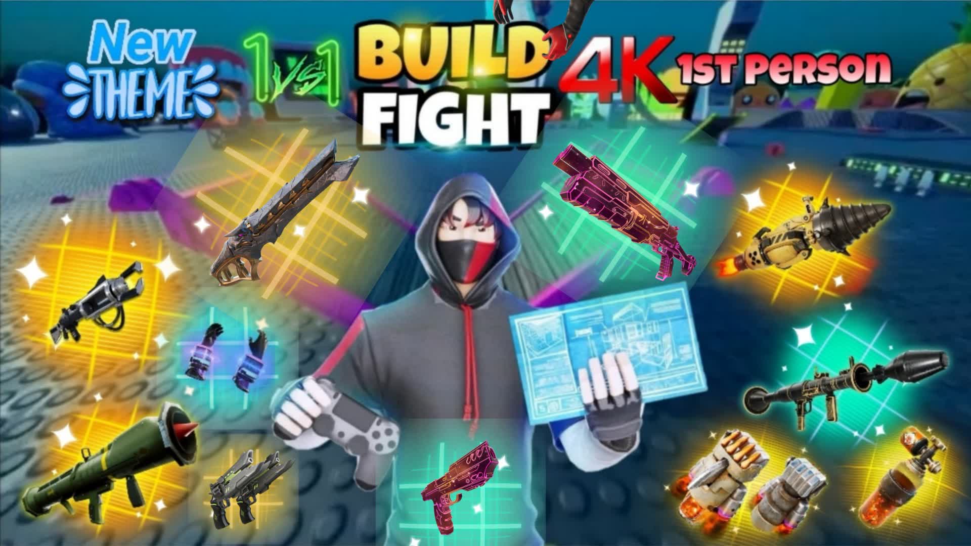 1v1 Build Fights Arcade (4K) (UEFN)