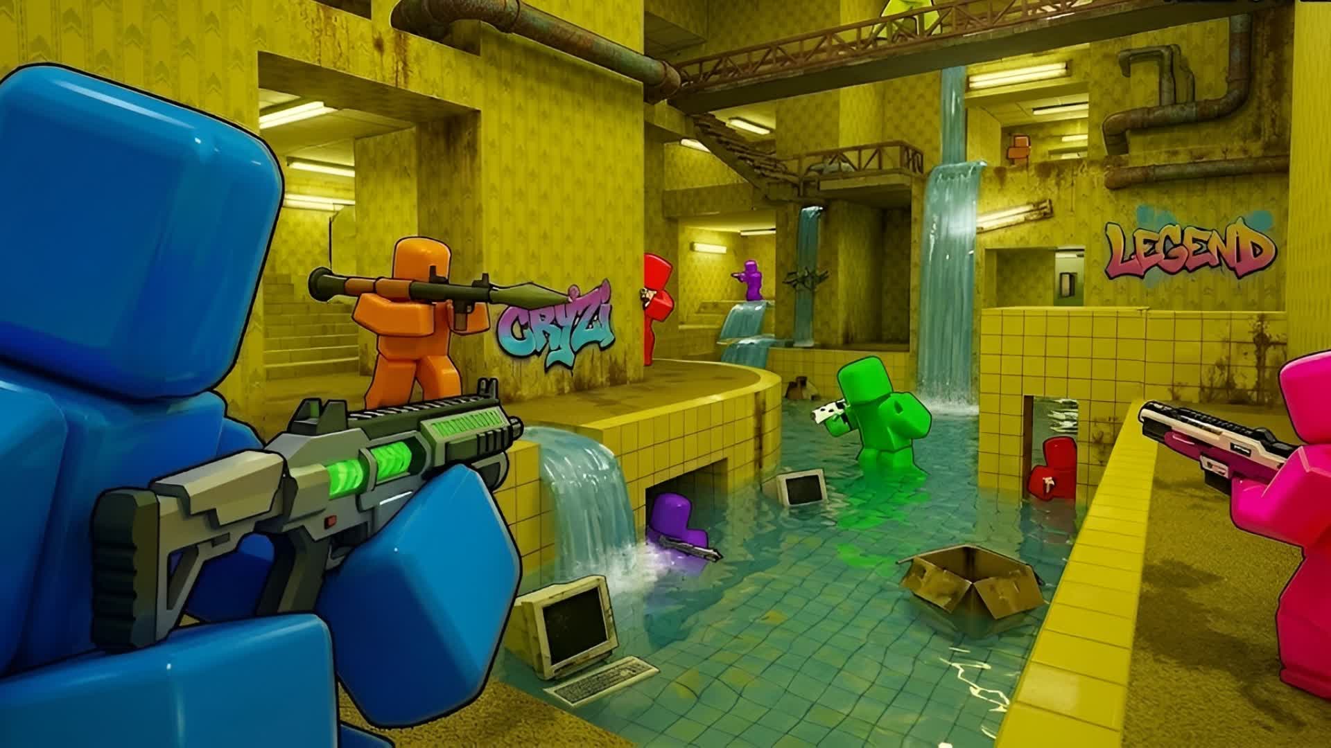 RED VS BLUE 🔴🔵 INSANE WEAPONS FIGHT ⚔️