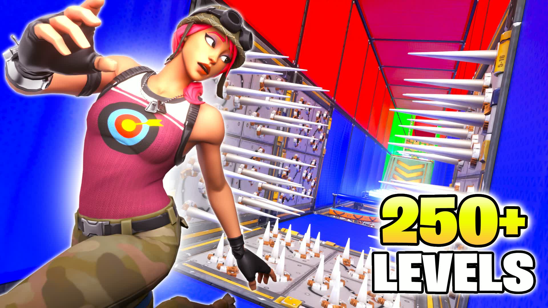 PARKOUR DEATHRUN 250+ FUN LEVEL ! EASY