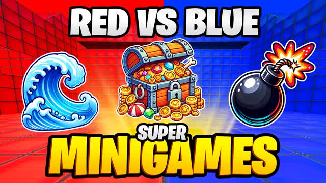 SUPER MINIGAMES RED VS BLUE