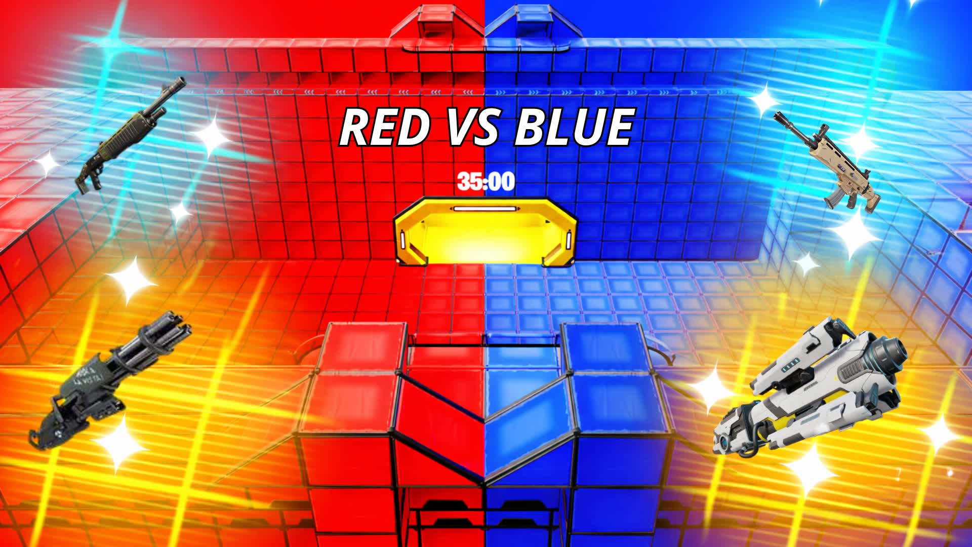crazy extreme red vs blue🔴🔵