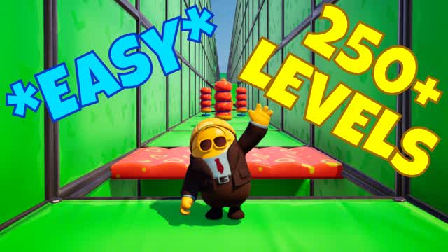 😎FALL GUYS DEFAULT PARKOUR 250+