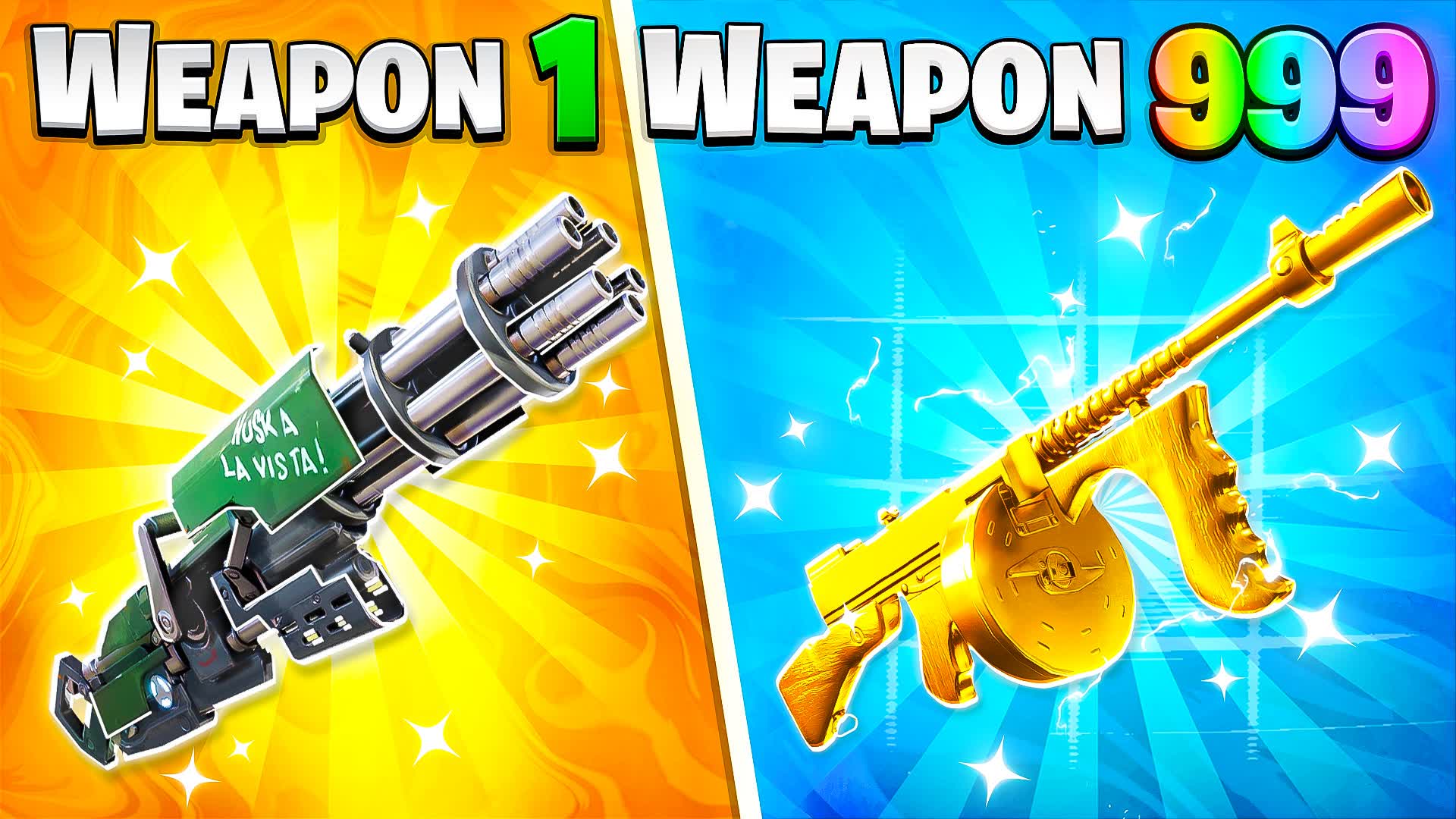 🤣 CHAOTIC GUN GAME 😎 ONE SHOT 🎯