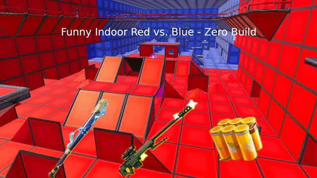 Funny Indoor Red🔴 vs Blue🔵- Zero Build