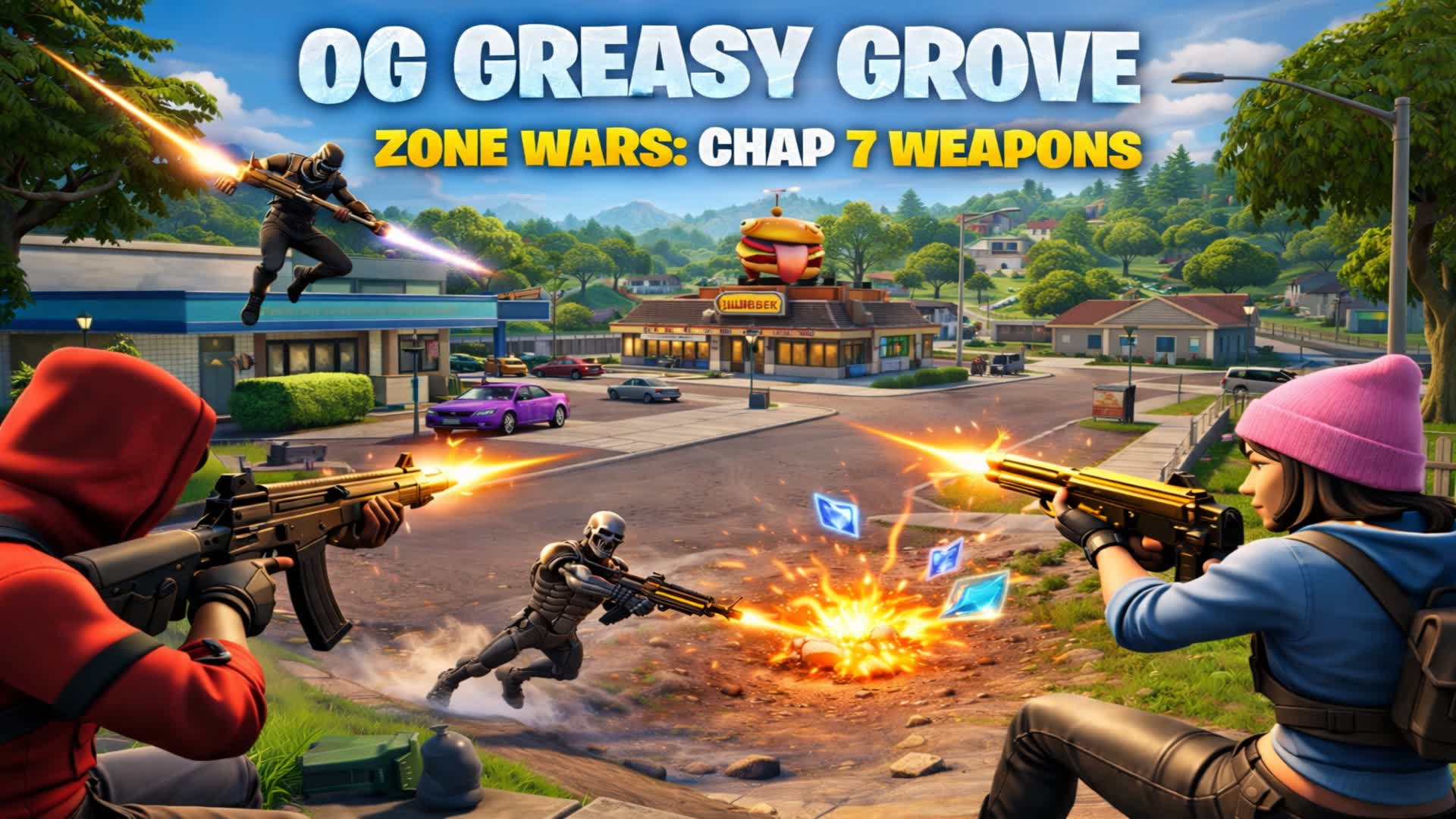 Greasy Grove – Solo Zone Wars 🔥