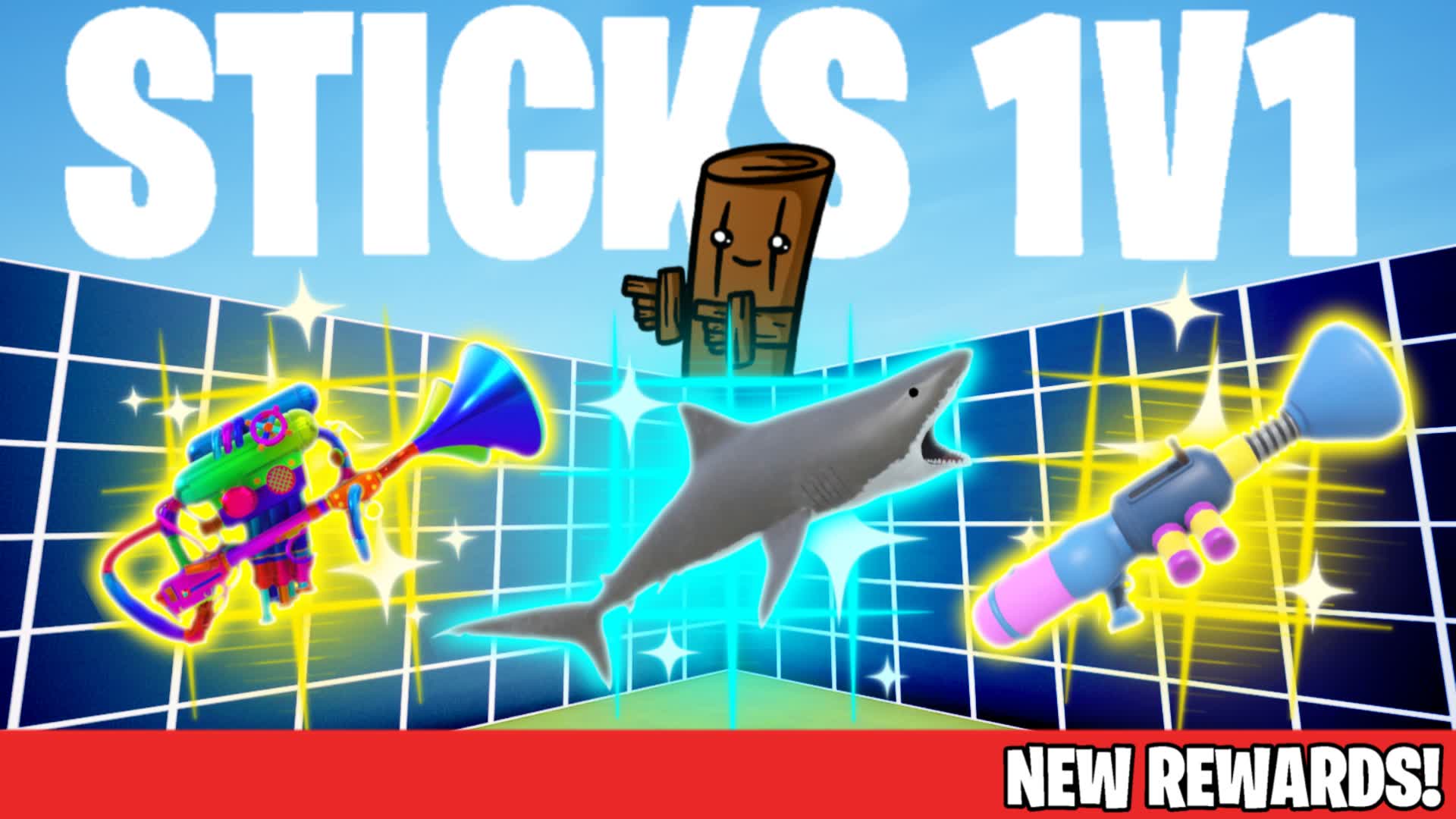 Sticks 1v1 FFA - All Guns and Rides