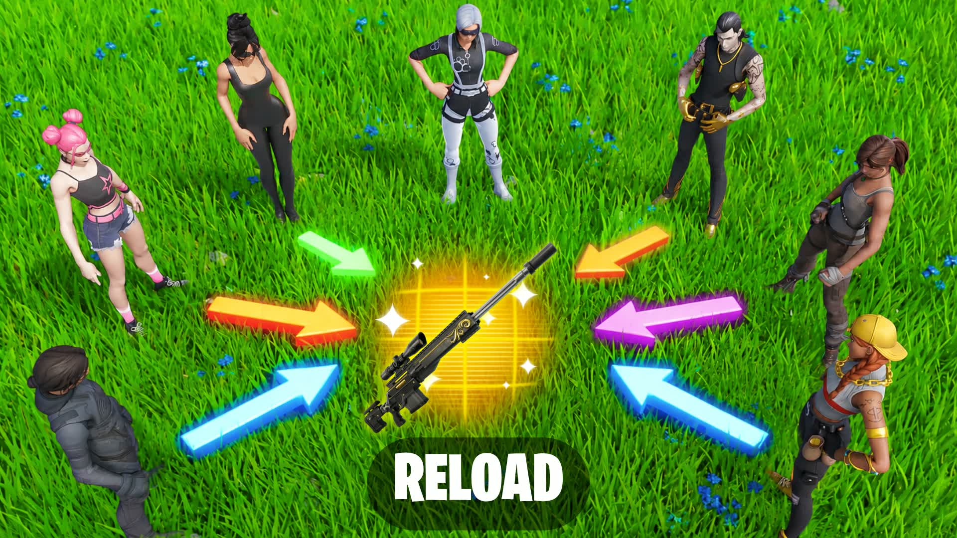 1v1v1 SNIPER RELOAD