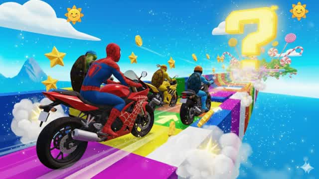 TMNT - MEGA RAMP AND ALL WEAPPONS
