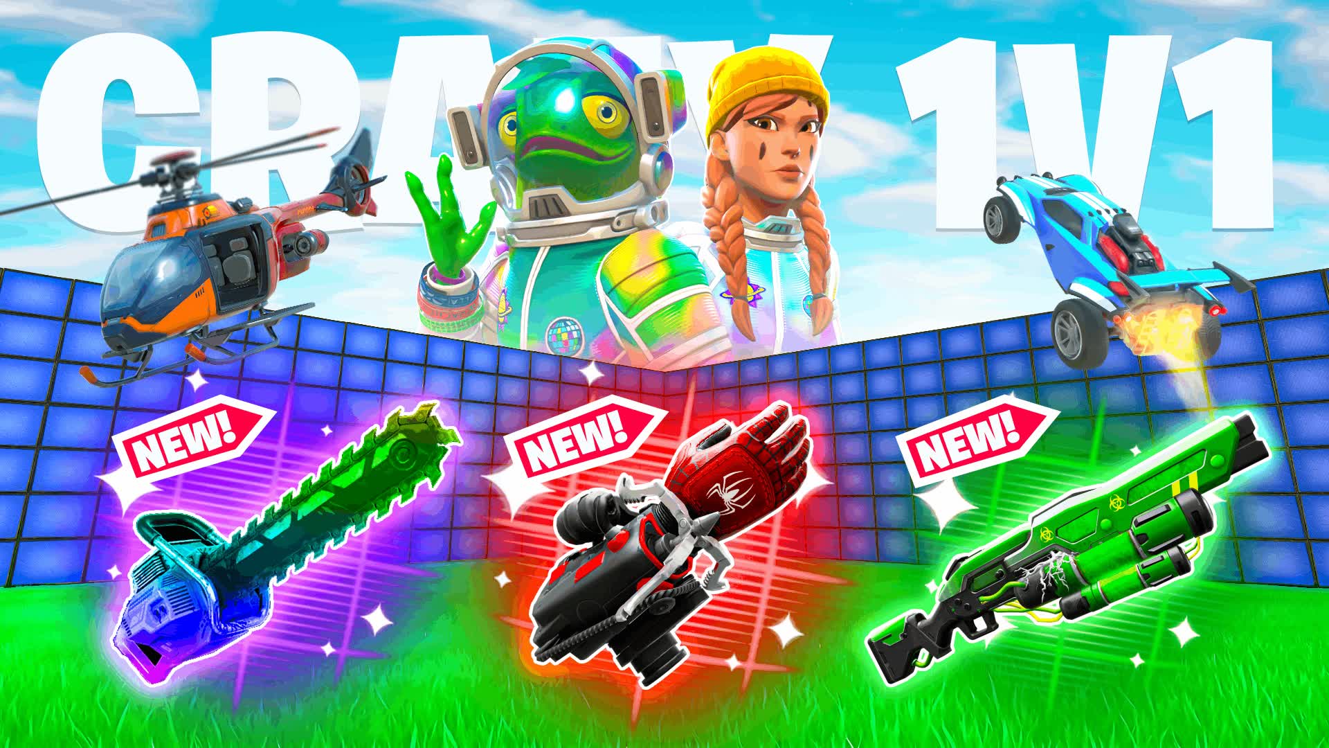 CRAZY 1V1 ALL GUNS & VEHICLES