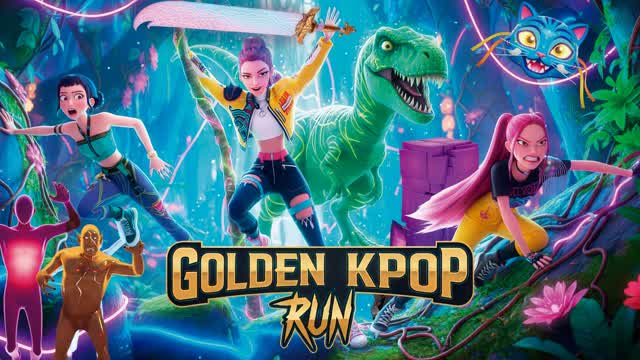 Capture 2 – Golden Kpop Run 🦖👹⚔️