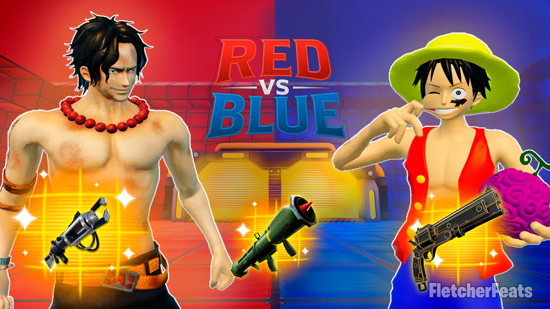 🔥 INSANE RED VS BLUE 🔴 ONE PIECE 🔵