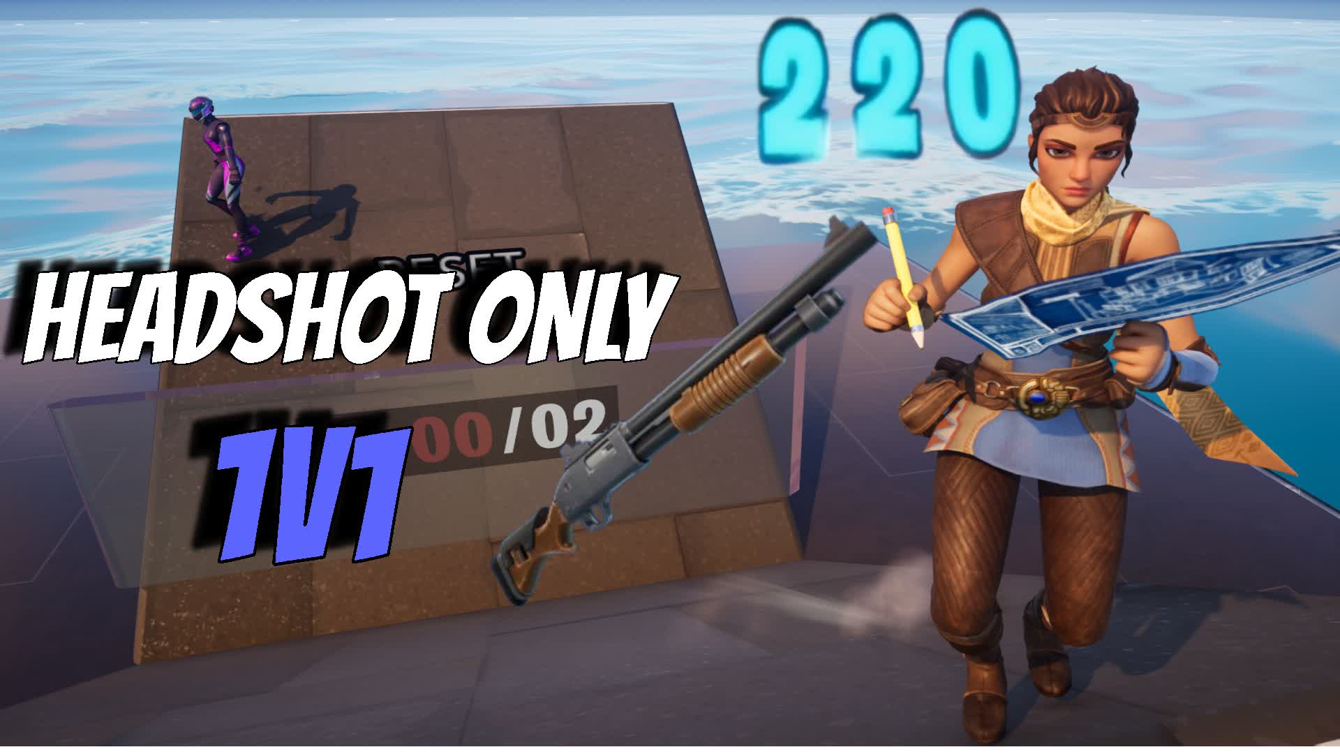 Headshot Only 1V1 🎯 098490393605 by morechreta Fortnite Creative