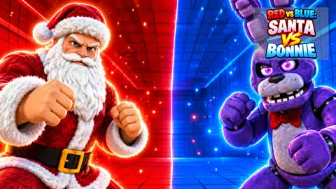 🎅 RED vs BLUE: SANTA vs BONNIE
