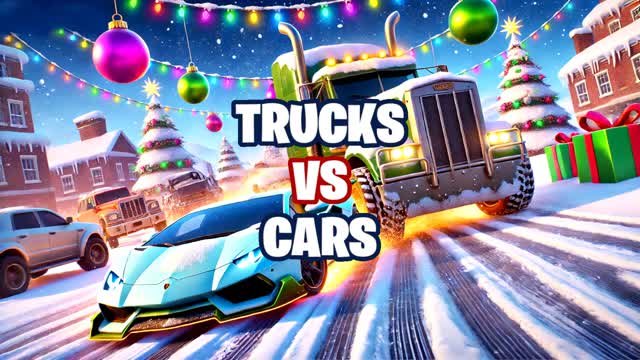 TRUCKS VS CARS 🎄❄️ WINTER UPDATE