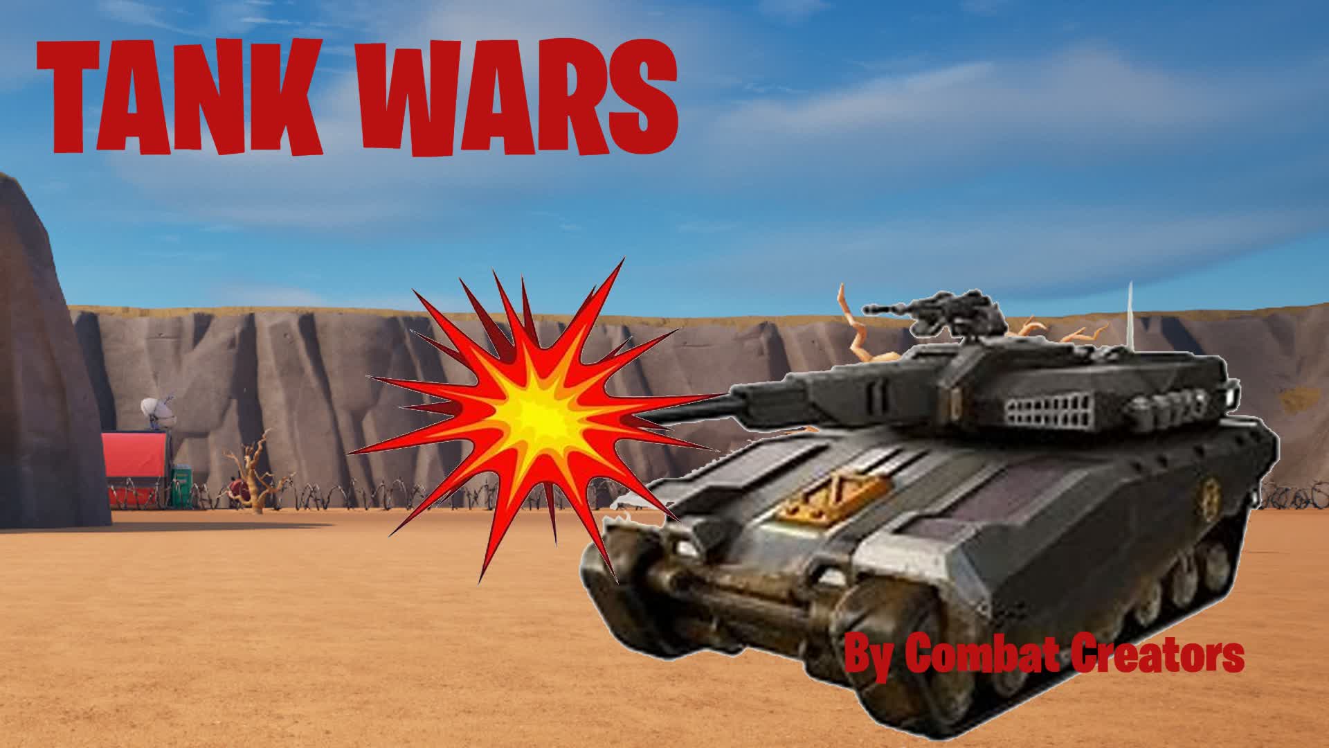 Tank_Wars 210145445095 by combatcreators Fortnite Creative Map Code