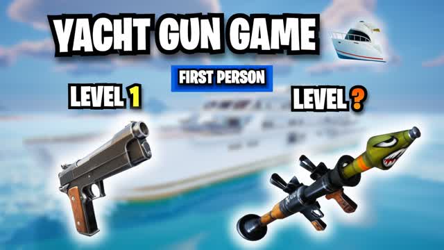 FIRST PERSON YACHT GUN GAME (POWERUPS)🔫