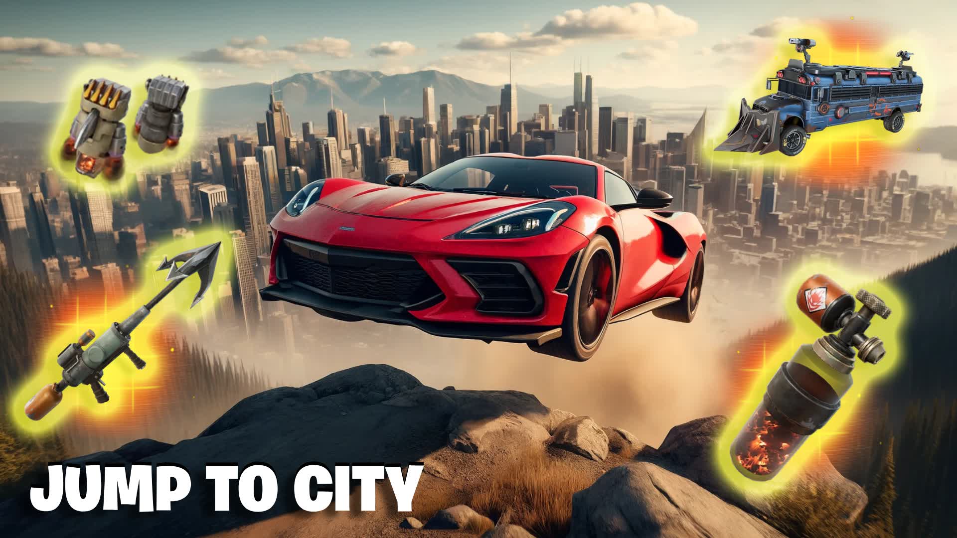 JUMP TO CITY 🏎️​ 9155-7964-2769 by smi996 - Fortnite