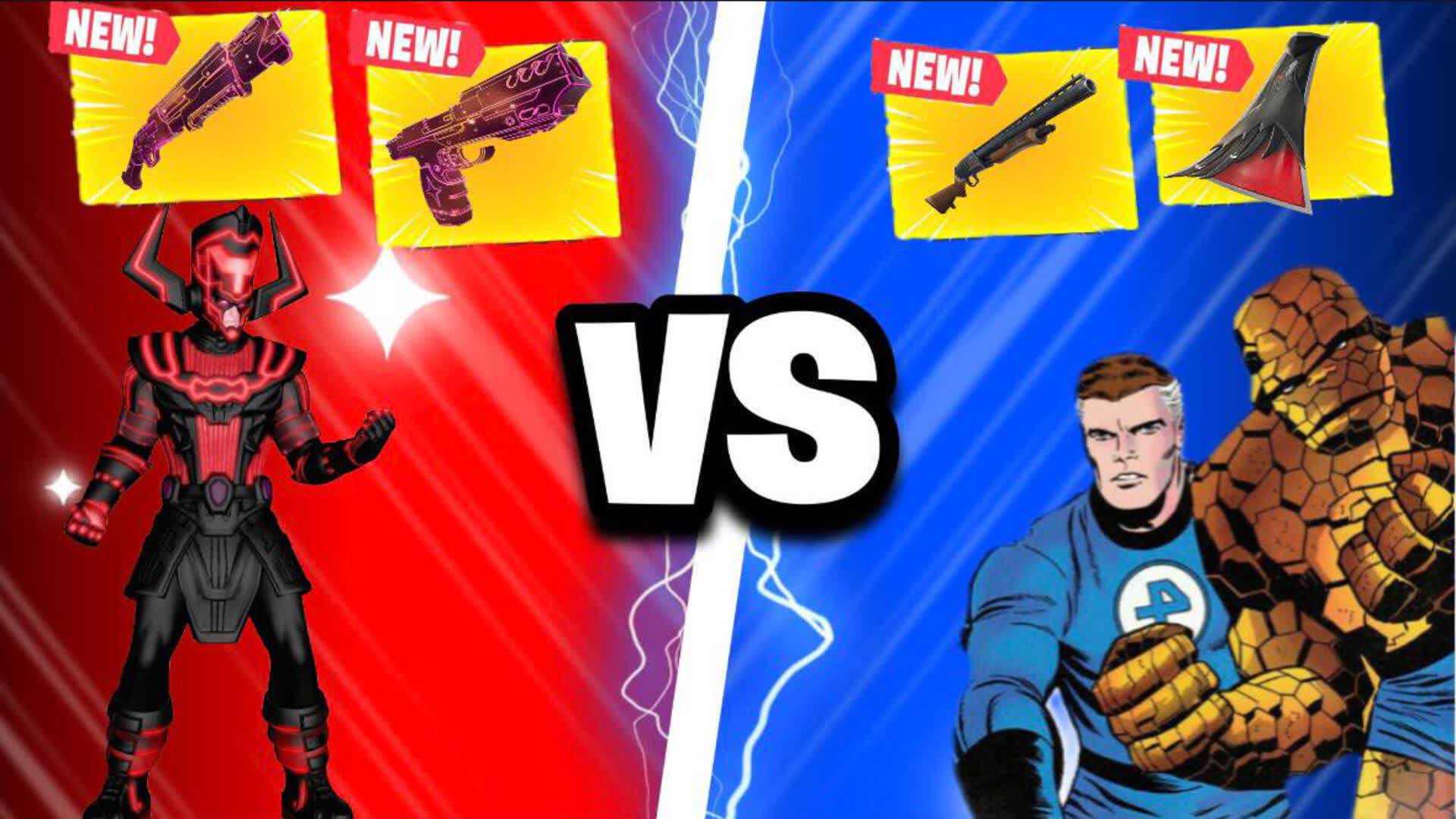 🔴Red VS 🔵Blue: Fantastic 4 vs Galactus