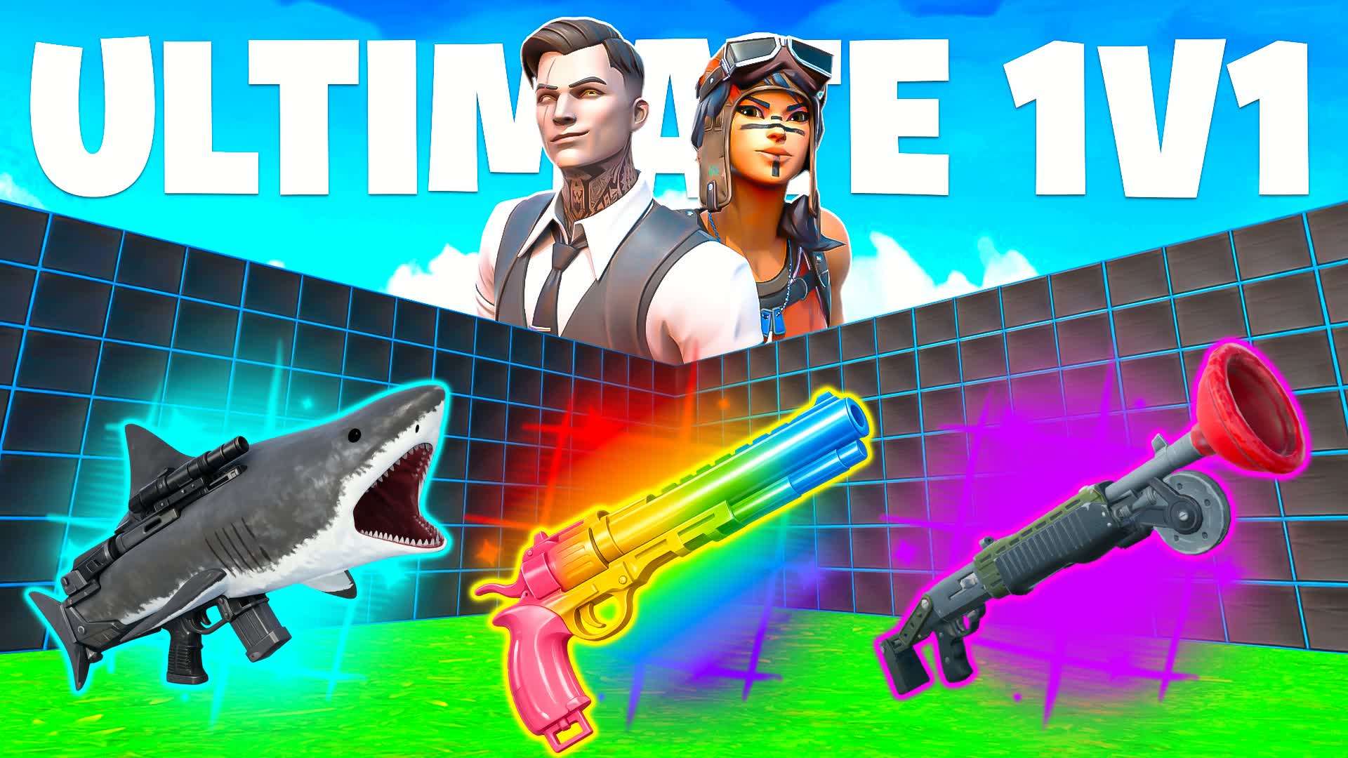 ULTIMATE 1V1 FFA - ALL GUN AND RIDES