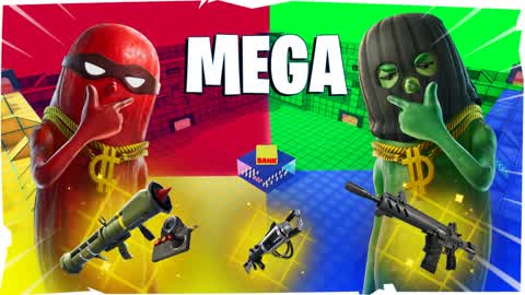 MEGA RED vs BLUE - R🔴B🔵G🟢Y🟡