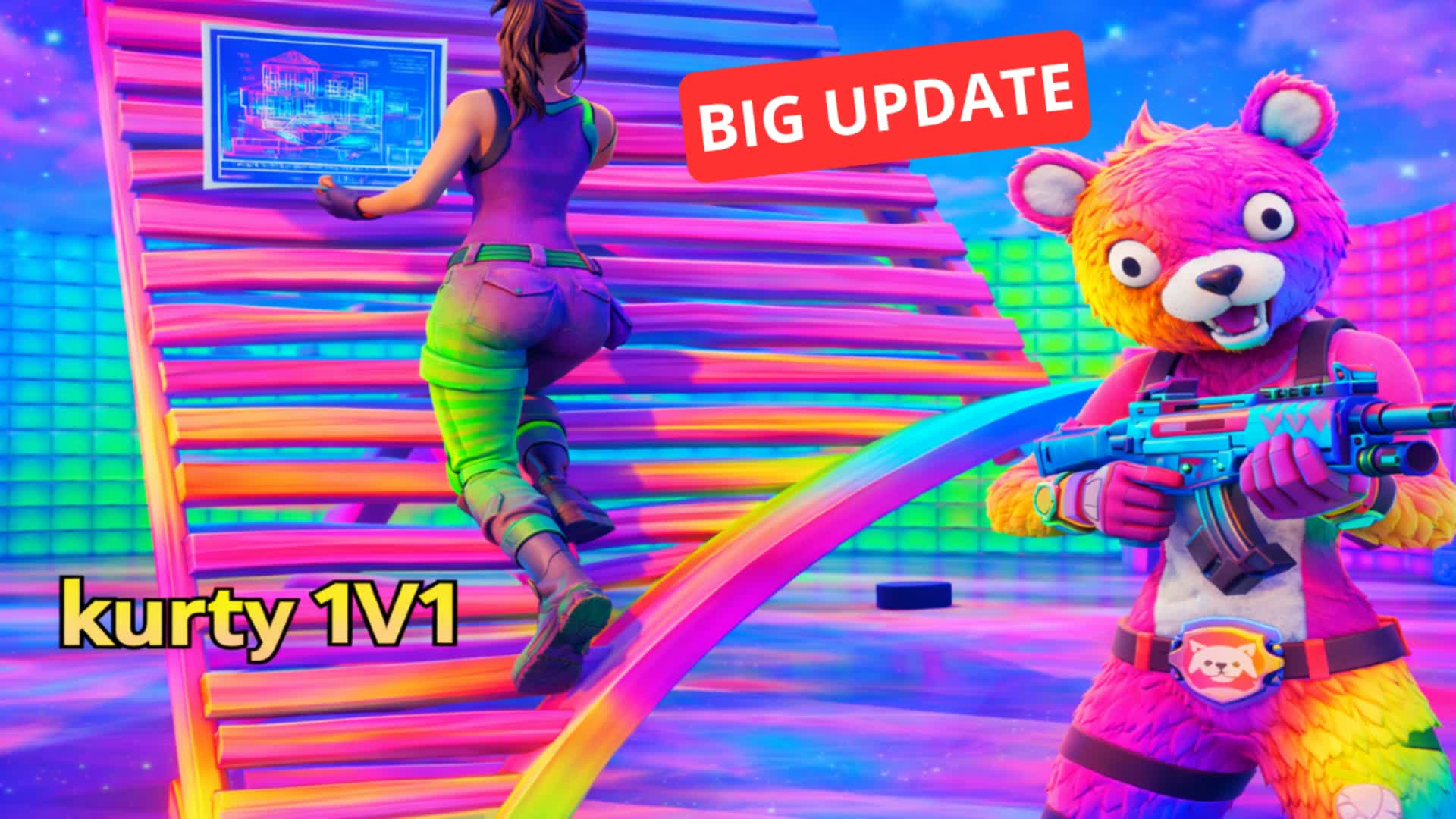 1V1 (4プレイヤー) ビルドファイト