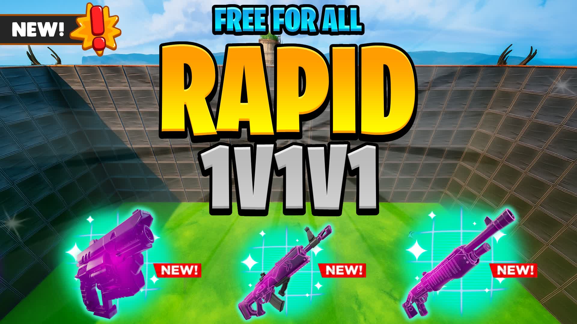 RAPID 1v1v1 RANDOM 1v1 FREE FOR ALL