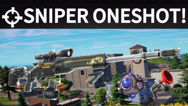 CRAZY SNIPER ONE SHOT 🎯TILTED TOWERS🔫