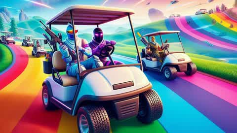 🏁Fort Kart 🏎️ - 🌈RainbowRoad🌈