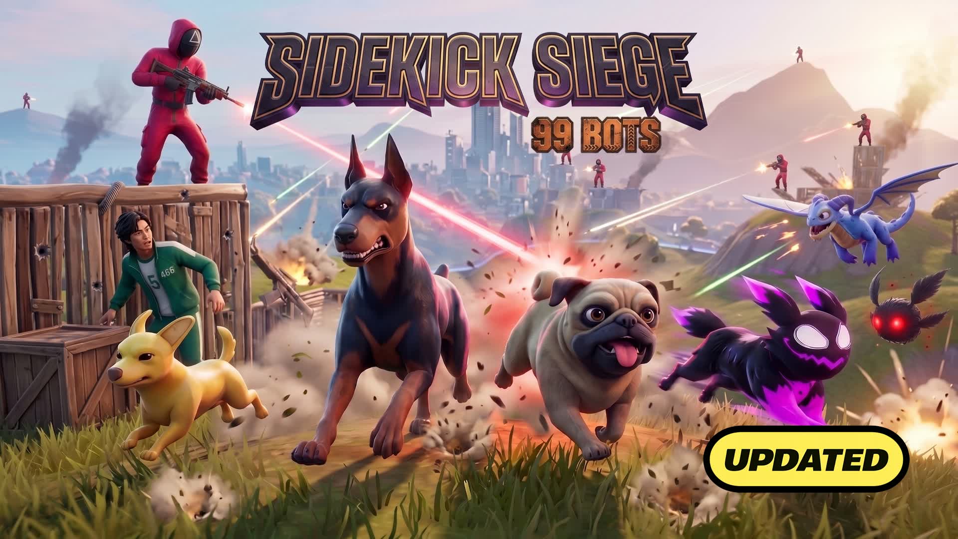 SIDEKICK SIEGE 🐕🦑 99 BOTS